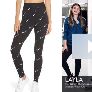 Nike Sportswear All Over Print Logo Leggings